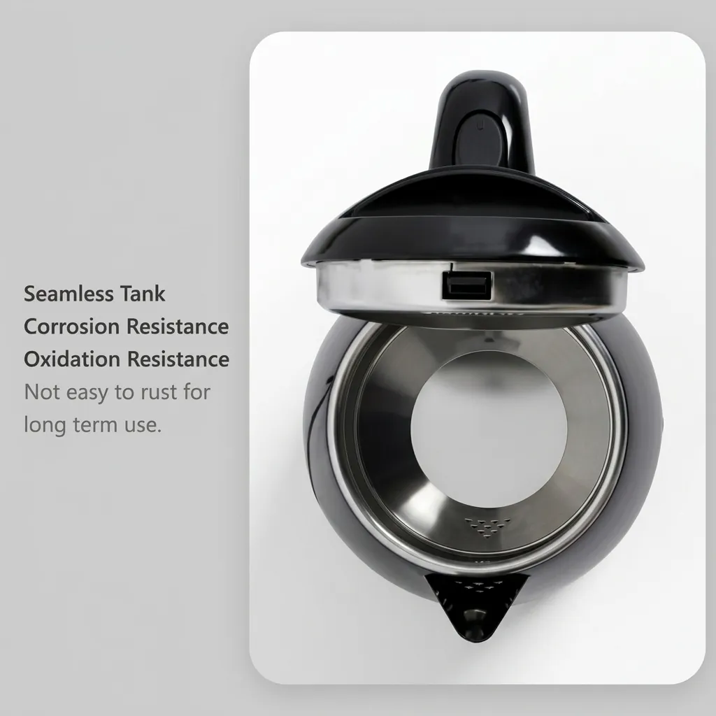 Stainless Steel Parallel Kettle 1.2L with Anti-Scald [1054] — KTL-1054 (image 15)