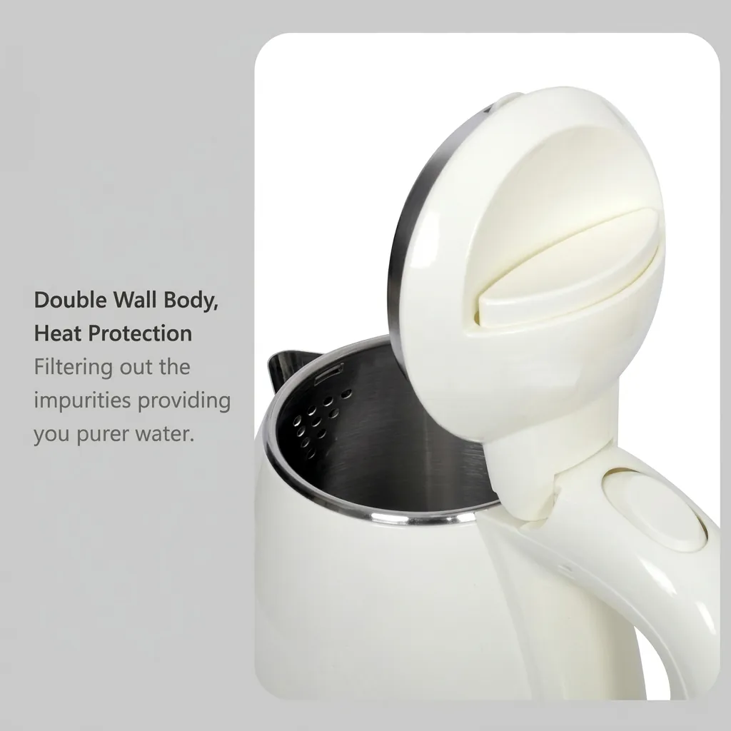 Stainless Steel Parallel Kettle 1.2L with Anti-Scald [1055] — KTL-1055 (image 5)