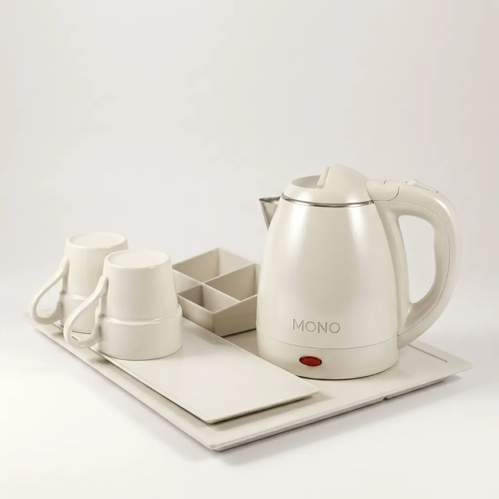 Stainless Steel Parallel Kettle 1.2L with Anti-Scald [1056] — KTL-1056 (image 2)