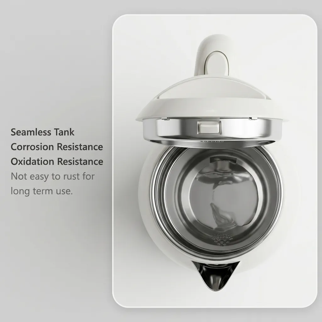 Stainless Steel Parallel Kettle 1.2L with Anti-Scald [1056] — KTL-1056 (image 12)