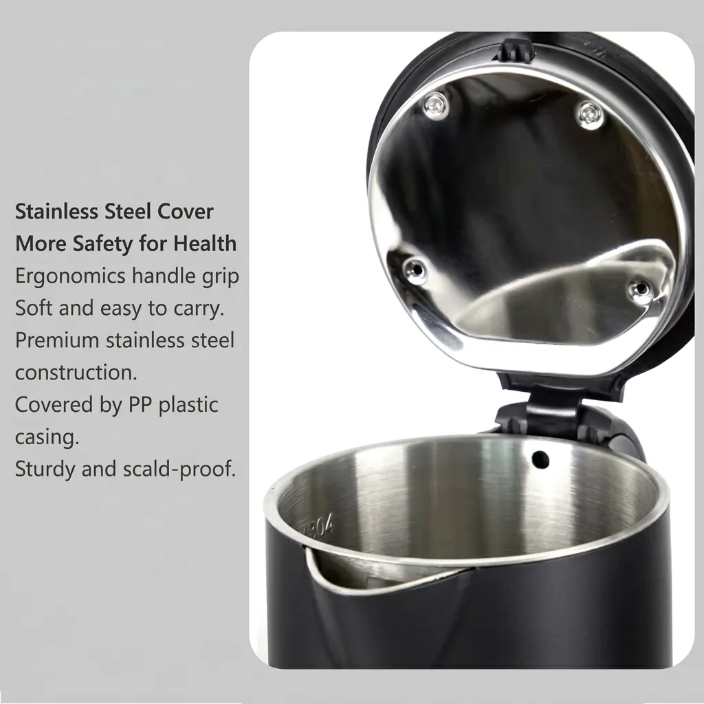 Stainless Steel Hofeny Kettle 0.8L with Anti-Scald [1061] — KTL-1061 (image 9)
