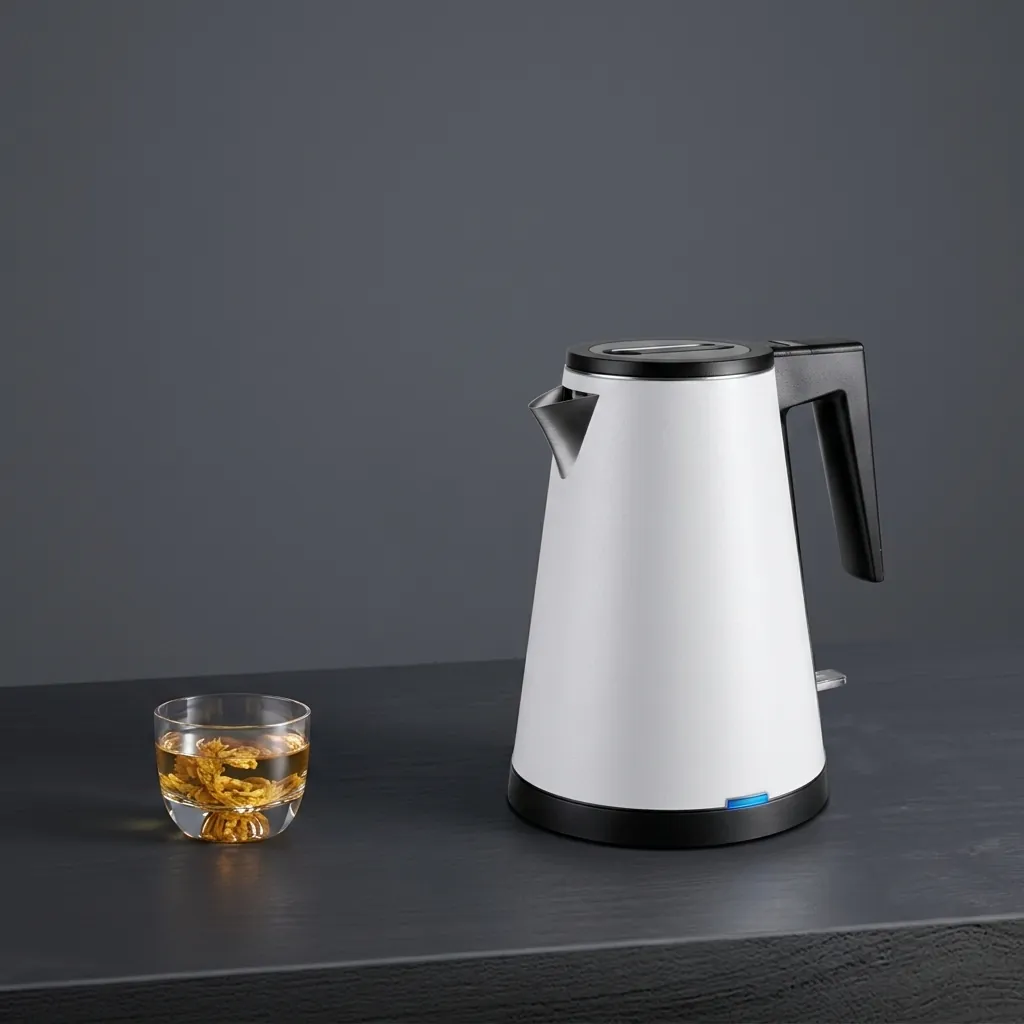 Stainless Steel Magnolia Kettle & 0.8L with PP Shell — KTL-1072 (image 2)