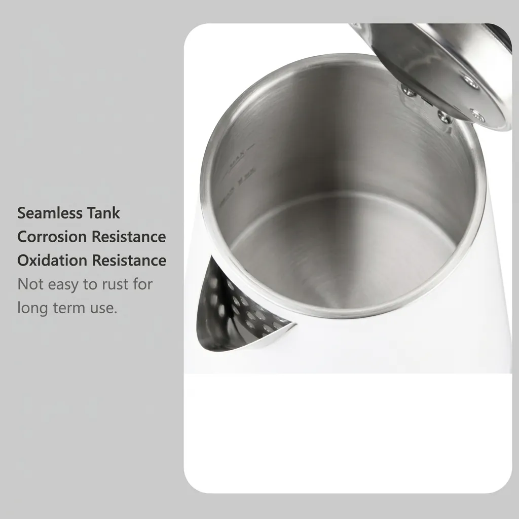 Stainless Steel Magnolia Kettle & 0.8L with PP Shell — KTL-1072 (image 7)