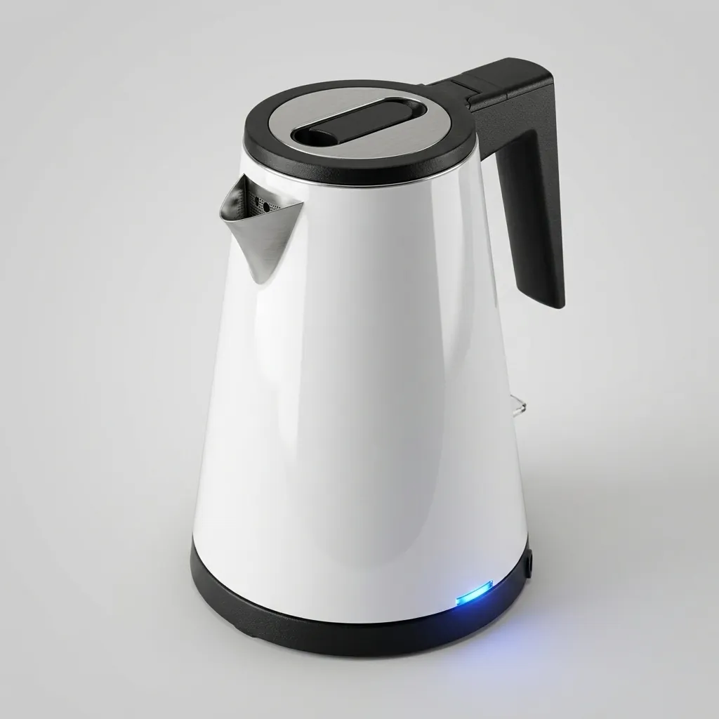 Stainless Steel Magnolia Kettle & 0.8L with PP Shell — KTL-1072 (image 10)