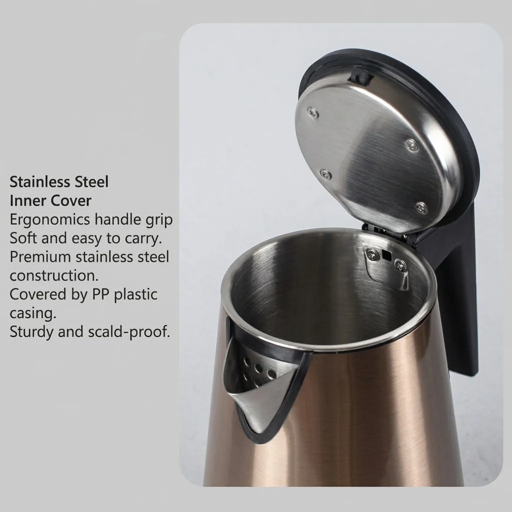 Stainless Steel Quince Kettle Golden 0.8L — KTL-1074 (image 8)