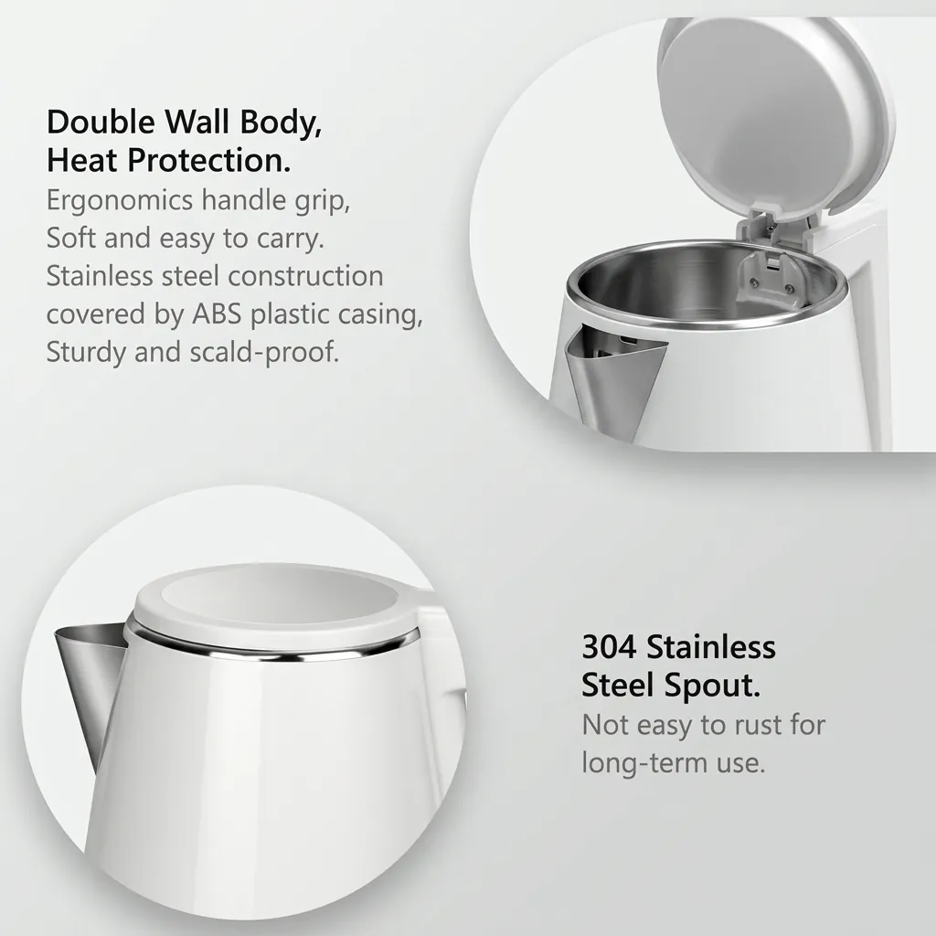 Stainless Steel Ginkgo Kettle 1.2L with Auto Shut-Off [1076] — KTL-1076 (image 10)