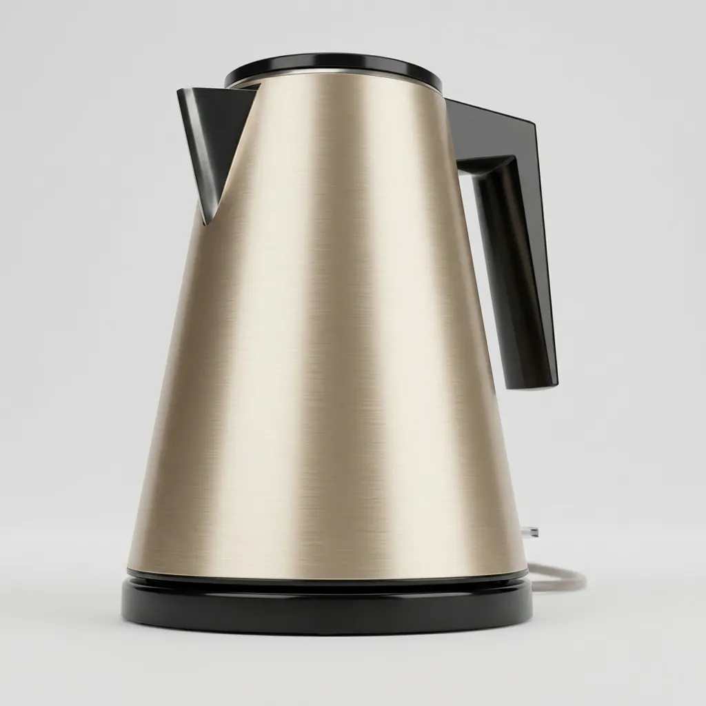 Stainless Steel Ginkgo Kettle Golden 1.2L with Auto Shut-Off — KTL-1079 (image 4)