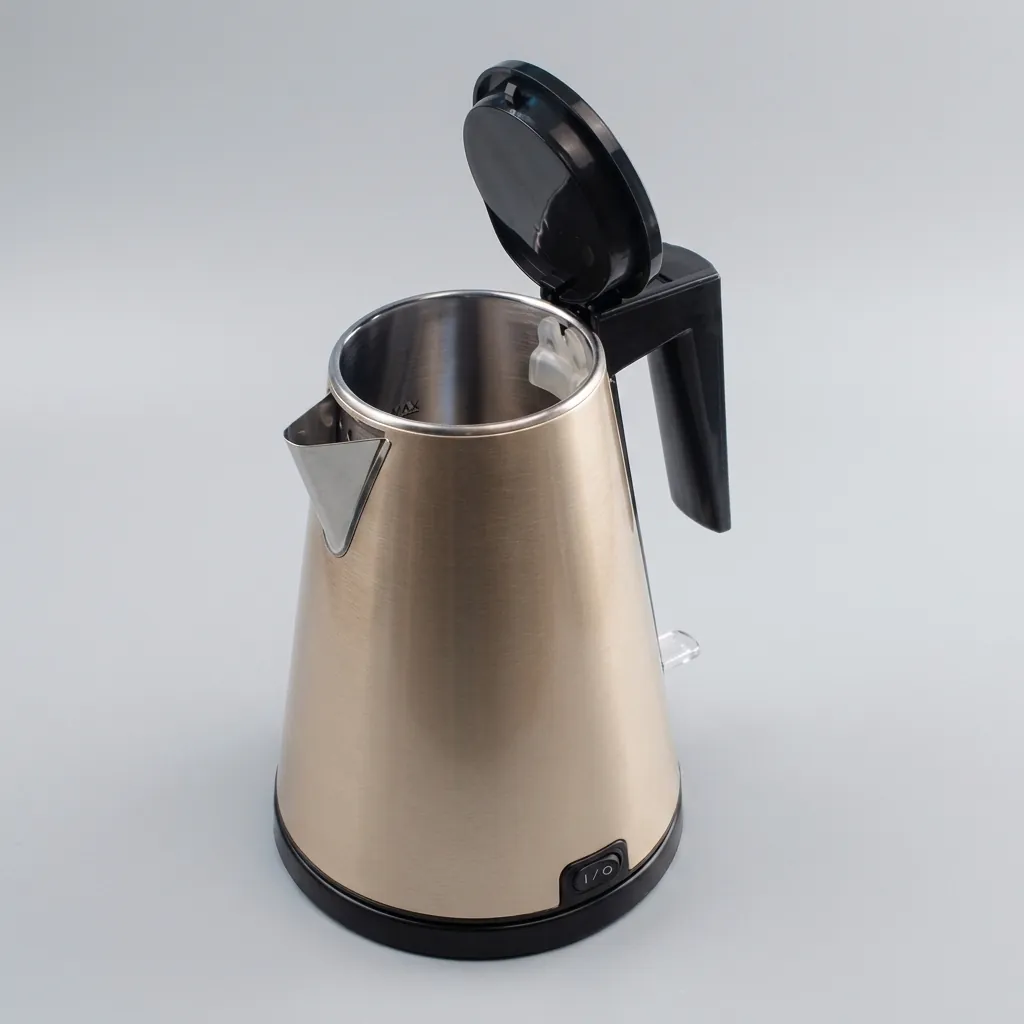 Stainless Steel Ginkgo Kettle Golden 1.2L with Auto Shut-Off — KTL-1079 (image 10)