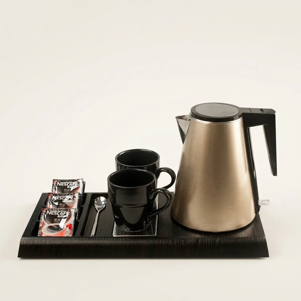 Stainless Steel Ginkgo Kettle Golden 1.2L with Auto Shut-Off — KTL-1079 (image 3)