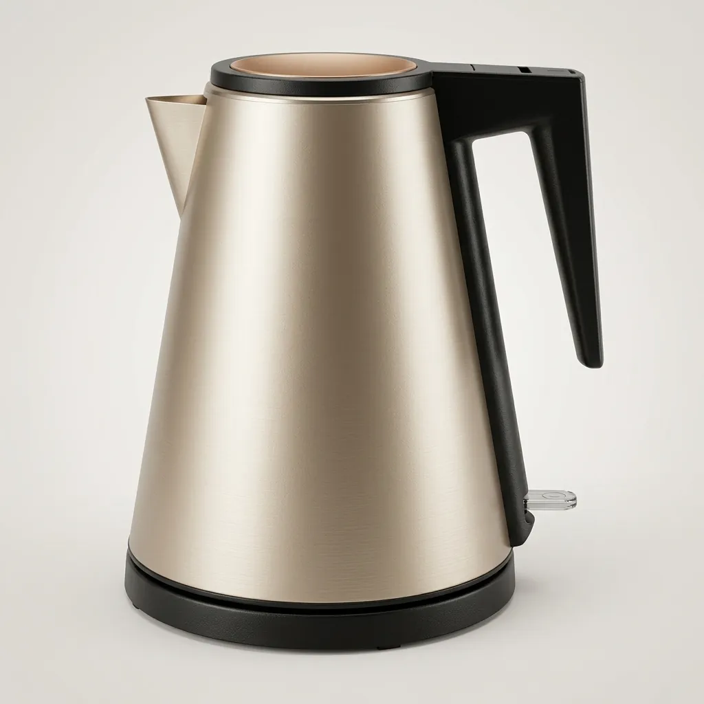 Stainless Steel Ginkgo Kettle Golden 1.2L with Auto Shut-Off — KTL-1079 (image 12)