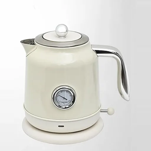 Stainless Steel Cordless Kettle 1.0L 1800W in Ivory — KTL-1084