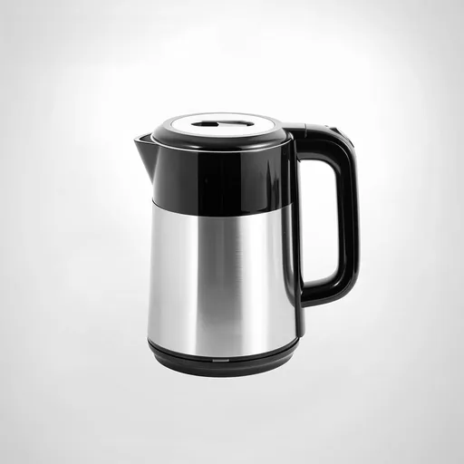 Stainless Steel Double Wall Kettle 1.0L in Silver — KTL-1086