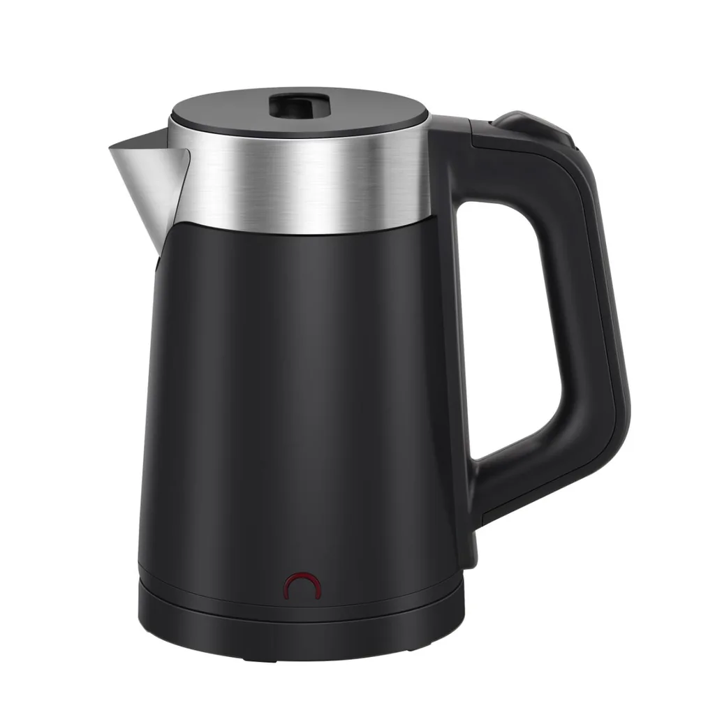 Double-Layer Anti-Scald Kettle 0.6L in Black — KTL-1088