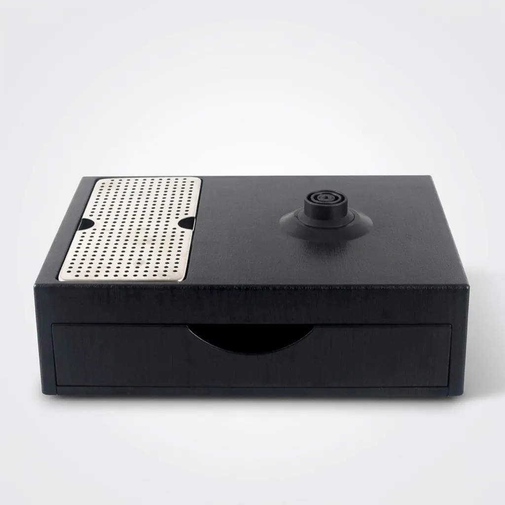 Wood Grain Drawer Set with Stainless Steel Anti-Scald 0.8L Kettle [1027] — KTS-1027 (image 9)