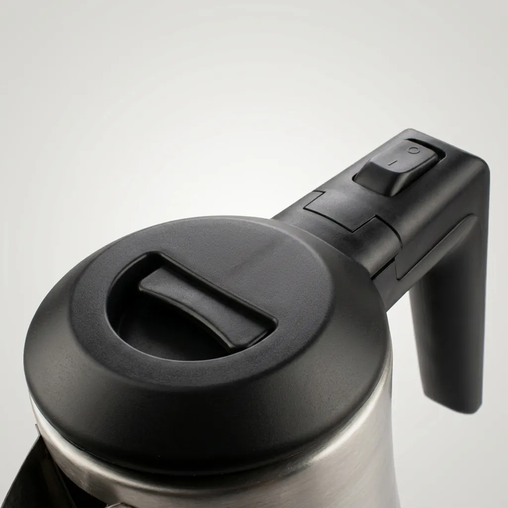 Wood Grain Drawer Tray Set with Stainless Steel 0.8L Kettle [1030] — KTS-1030 (image 6)