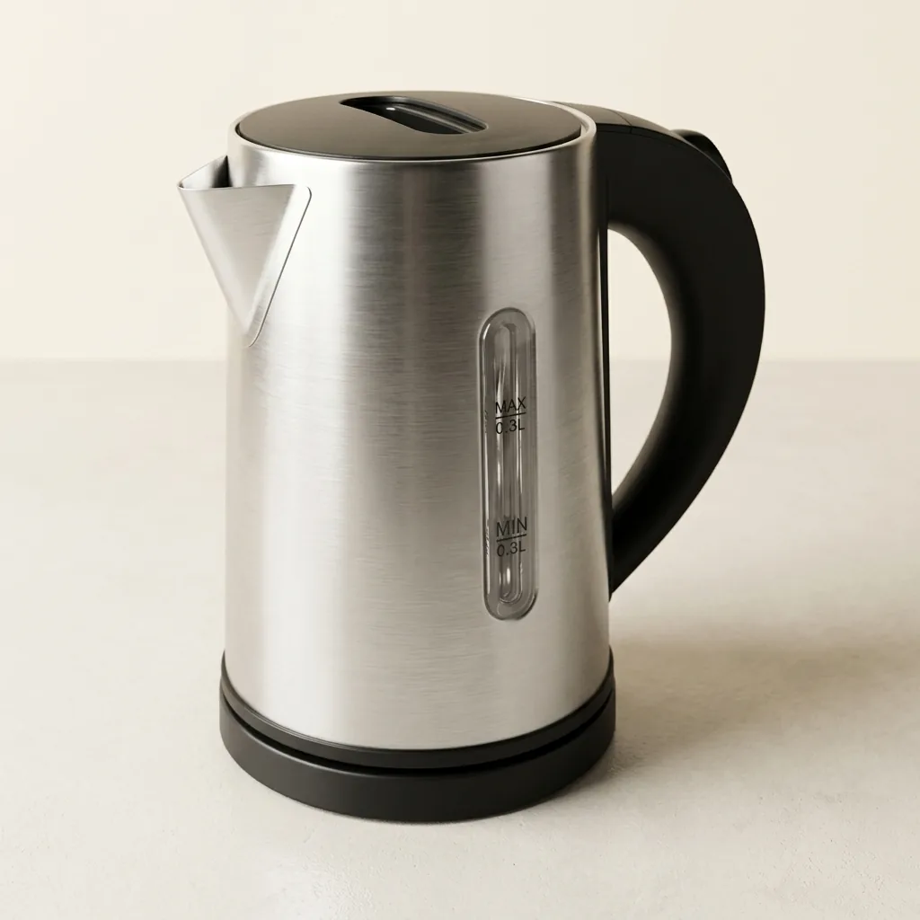 Wood Grain Drawer Set with Stainless Steel Double Body 0.6L Kettle with Matt Finish… (image 2)