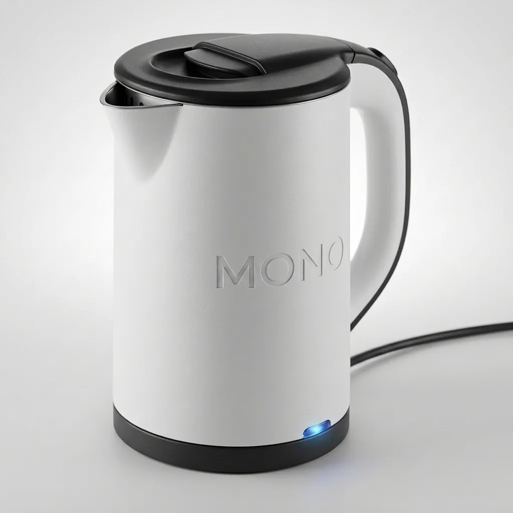 ABS Tray Set with Stainless Steel Anti-Scald 0.8L Kettle [1035] — KTS-1035 (image 2)