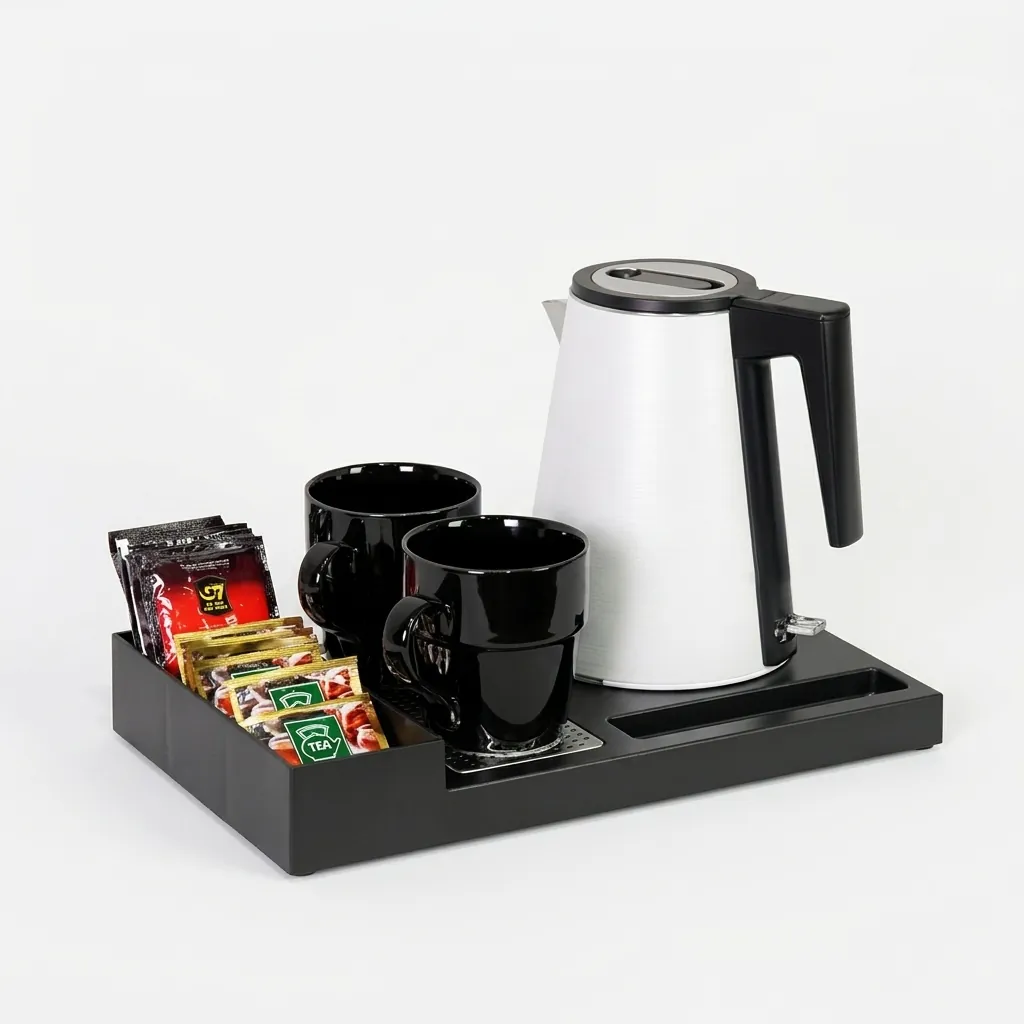 ABS Tray Set with Strix Seamless Stainless Steel 0.8L Kettle [1036] — KTS-1036 (image 3)