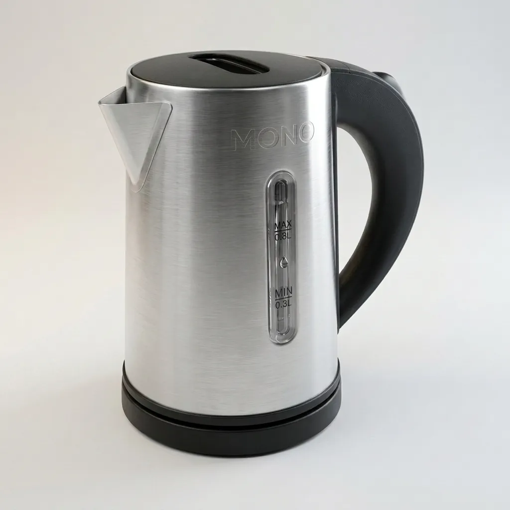 ABS Tray Set with Stainless Steel Double Body 0.6L Kettle [1037] — KTS-1037 (image 2)