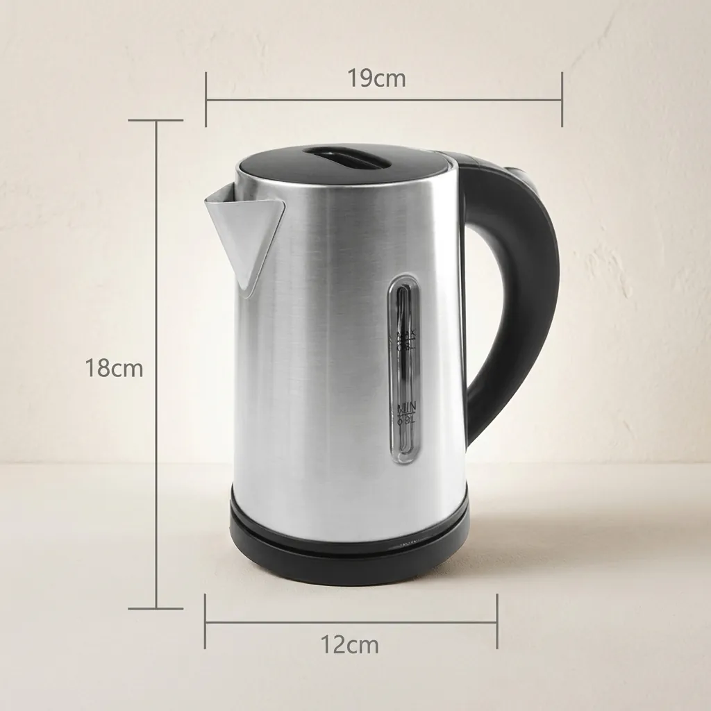 ABS Tray Set with Stainless Steel Double Body 0.6L Kettle [1037] — KTS-1037 (image 5)
