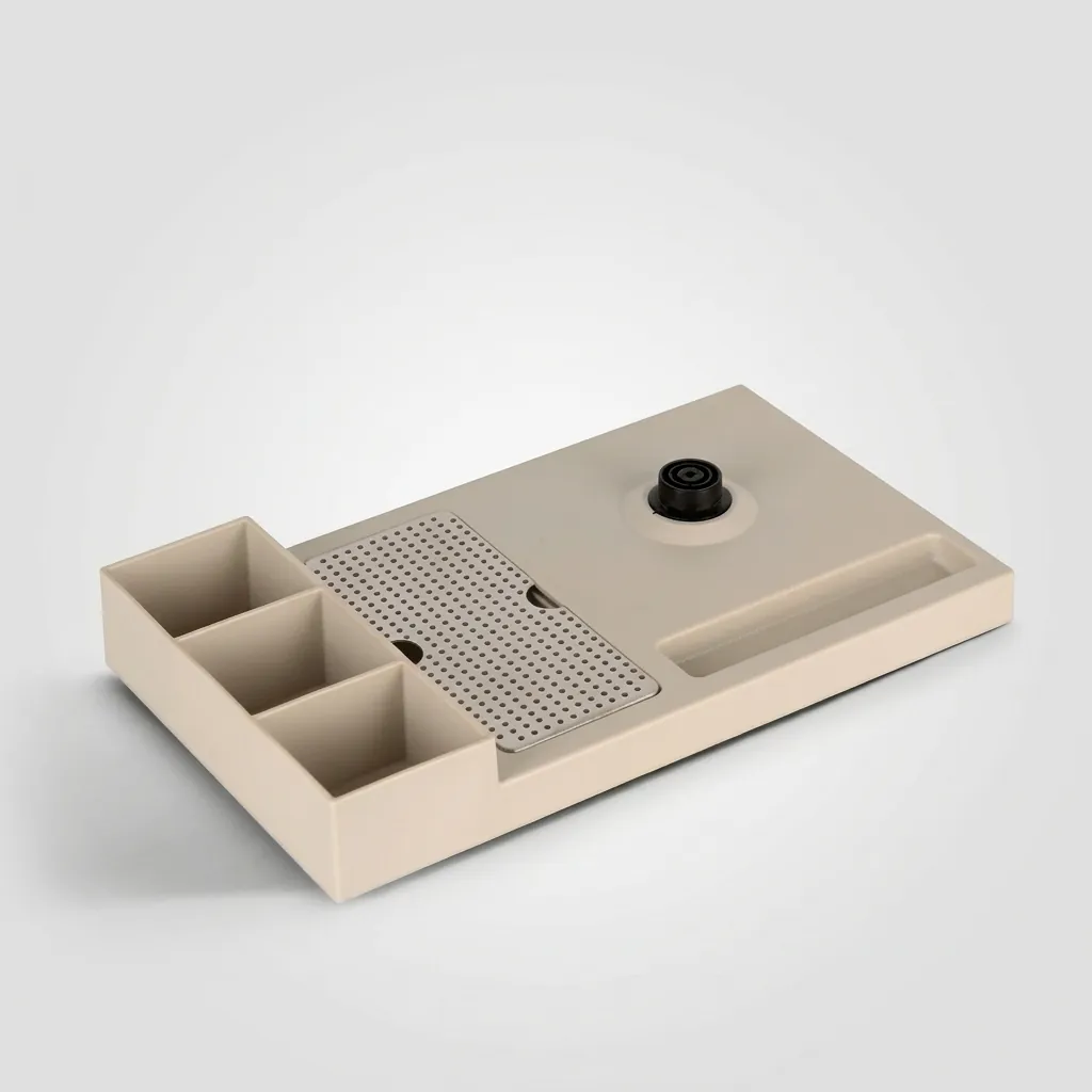 ABS Tray Set with Stainless Steel Anti-Scald 0.8L Kettle [1042] — KTS-1042 (image 3)