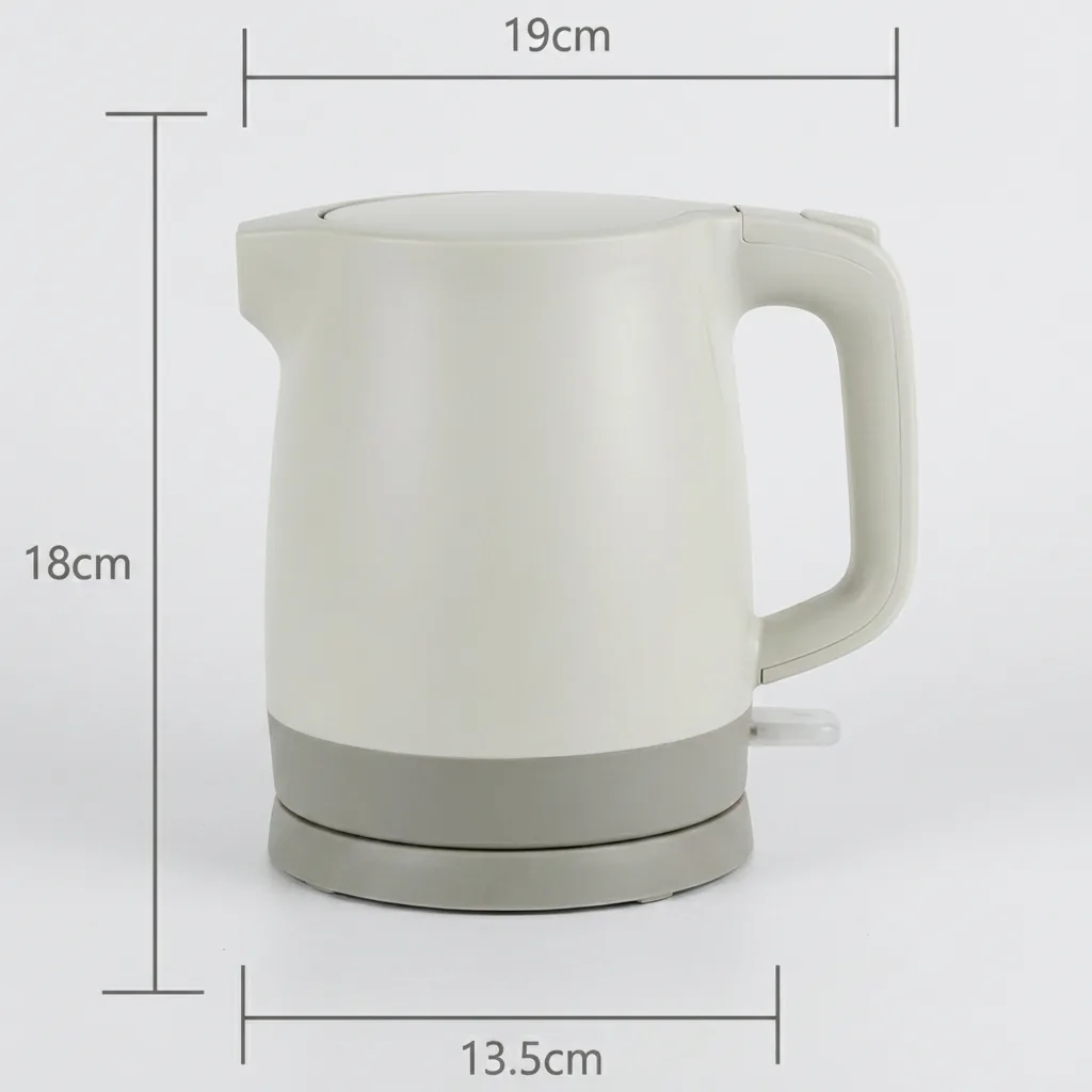 ABS Tray Set with Stainless Steel Anti-Scald 0.8L Kettle [1042] — KTS-1042 (image 2)