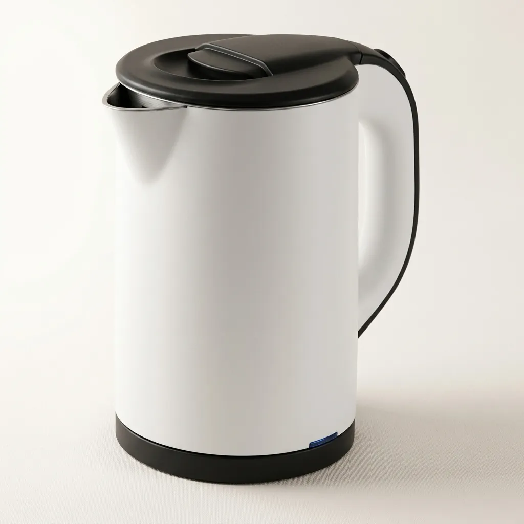 Melamine Tray Set with Stainless Steel Anti-Scald 0.8L Kettle [1051] — KTS-1051 (image 2)