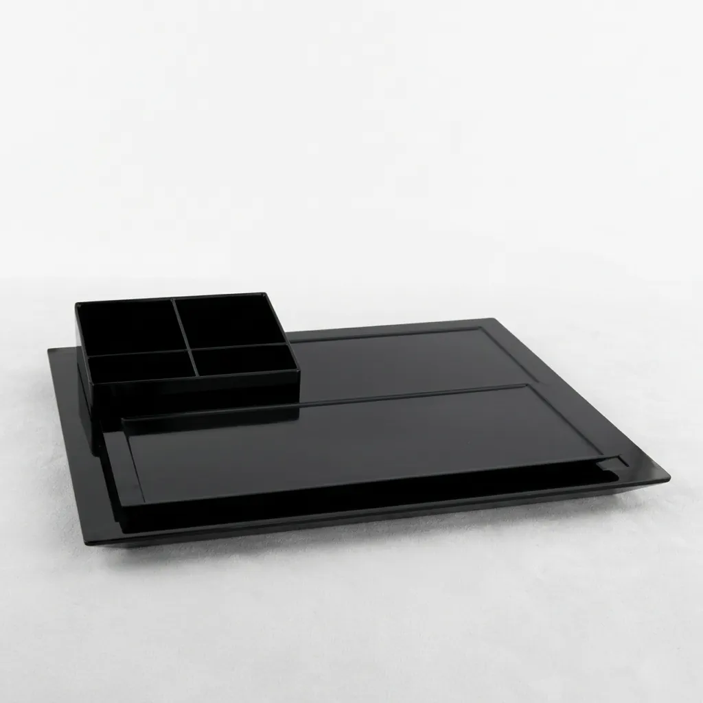 Melamine Tray Set with Strix Seamless Stainless Steel 0.8L Kettle [1052] — KTS-1052 (image 4)