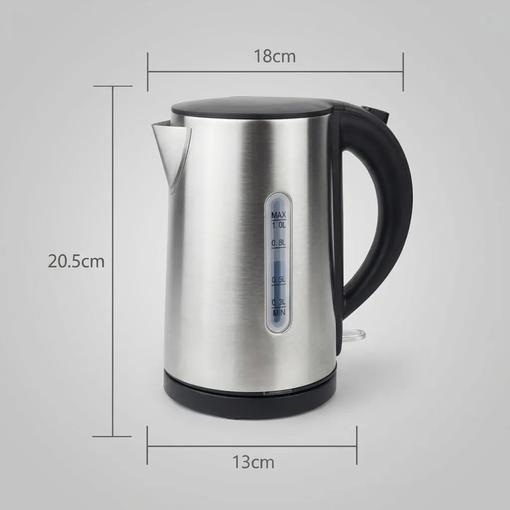 Melamine Tray Set with Stainless Steel 1.0L Kettle [1054] — KTS-1054 (image 3)