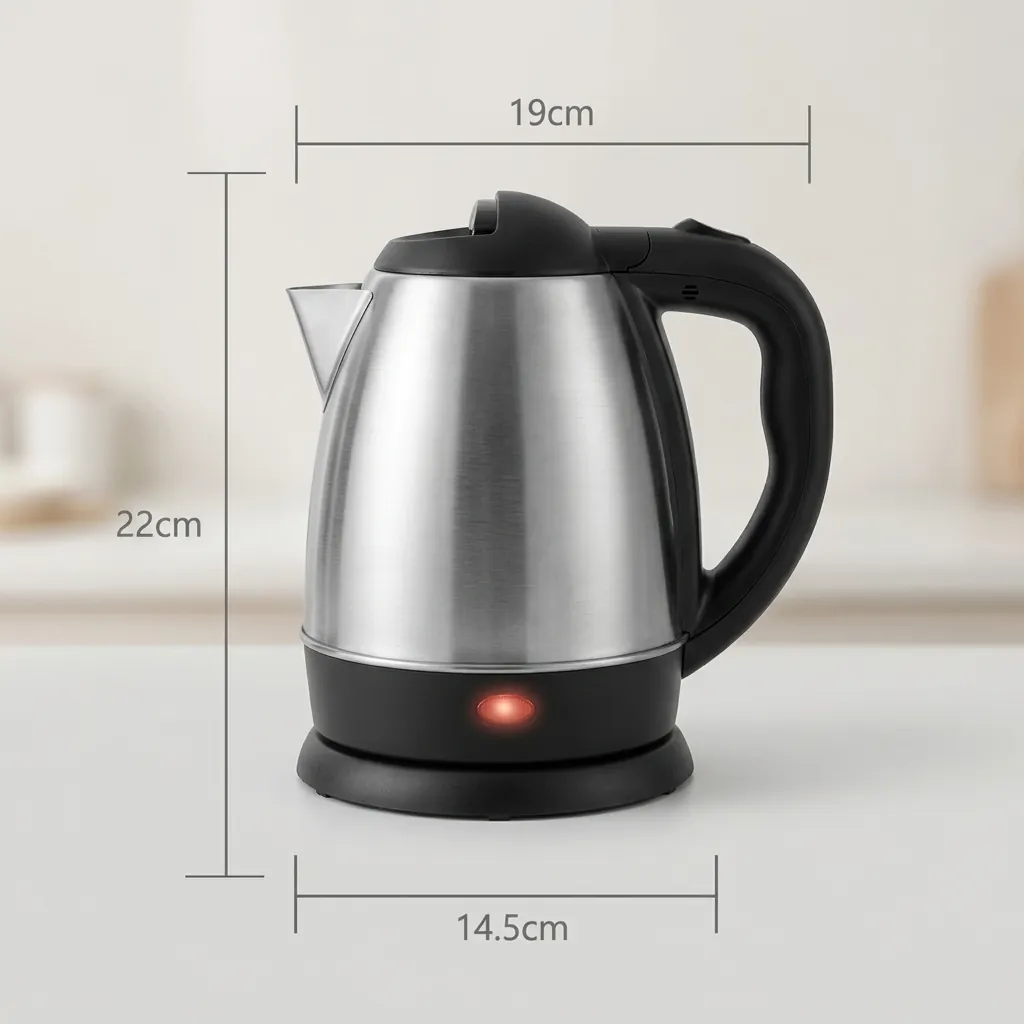 Melamine Tray Set with Stainless Steel 1.2L Kettle with Spout Strainer [1059] — KTS-1059 (image 4)