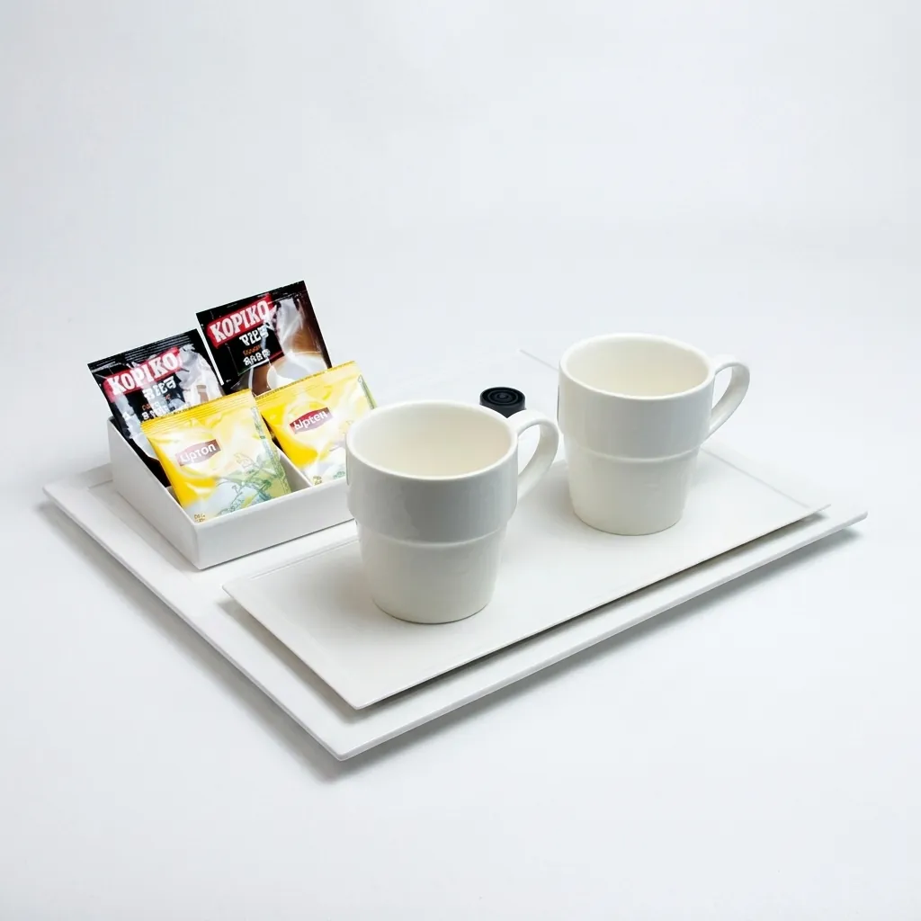 Melamine Tray Set with Strix Stainless Steel 1.2L Kettle [1060] — KTS-1060 (image 4)