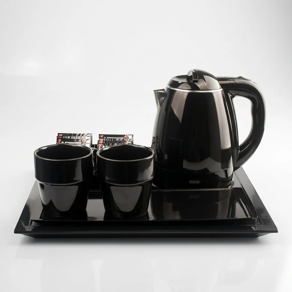 Melamine Tray Set with Strix Stainless Steel 1.2L Kettle [1061] — KTS-1061 (image 4)