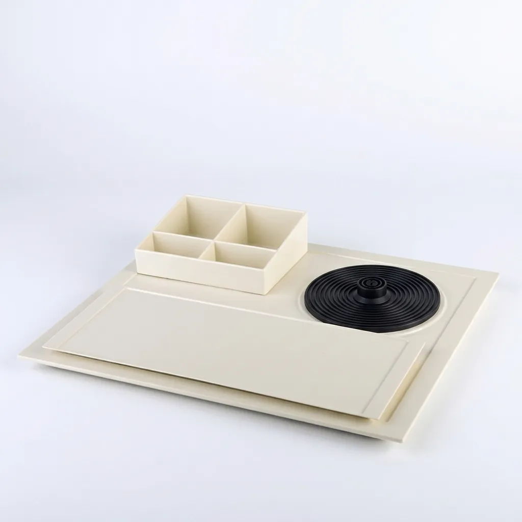Melamine Tray Set with Strix Stainless Steel 1.2L Kettle [1062] — KTS-1062 (image 3)