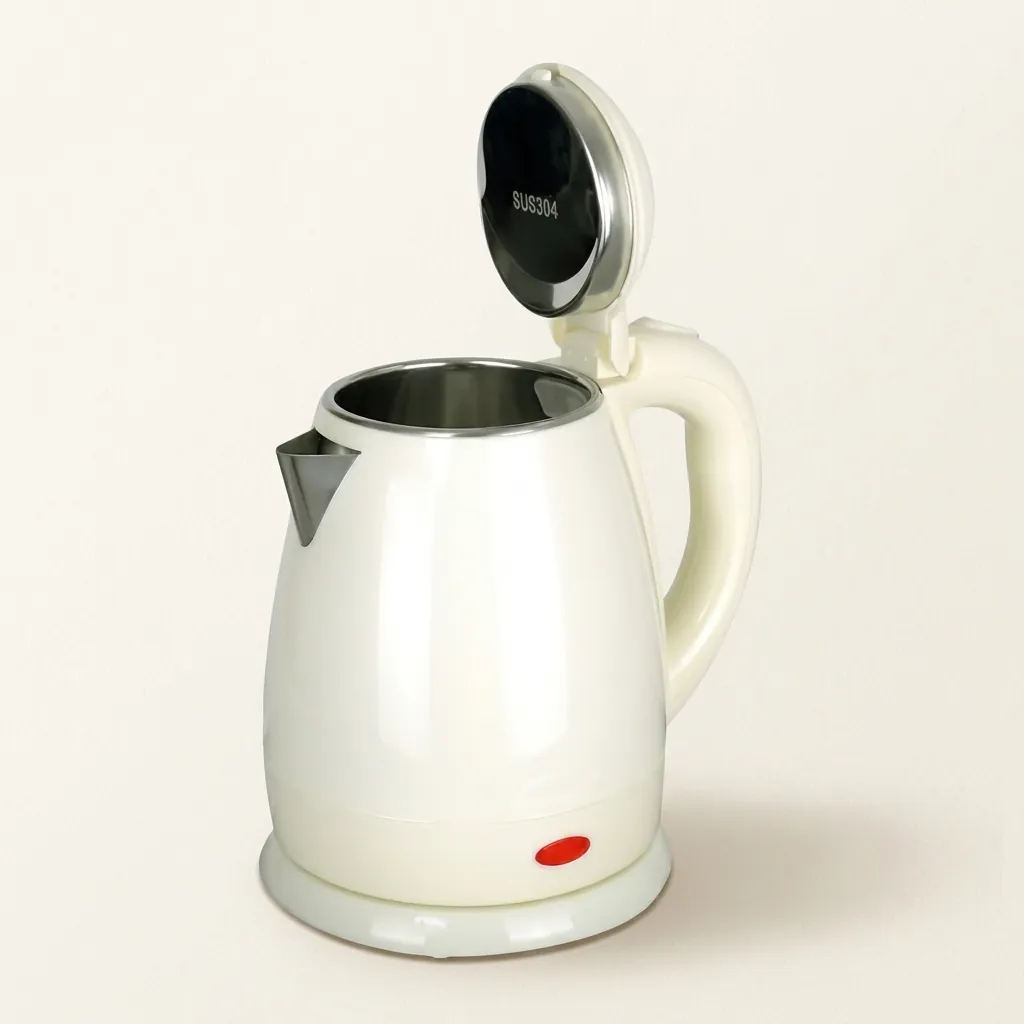 Melamine Tray Set with Stainless Steel Double Body 0.8L Kettle [1068] — KTS-1068 (image 4)