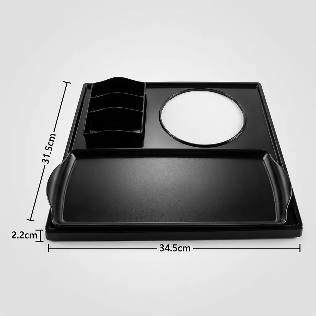 Melamine Tray Set with Strix Stainless Steel 0.8L Kettle [1069] — KTS-1069 (image 2)