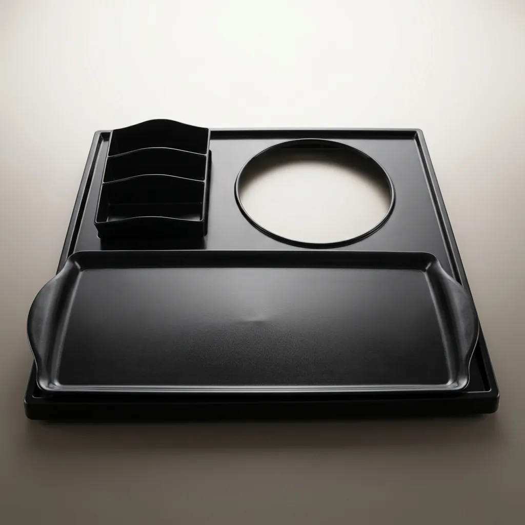 Melamine Tray Set with Strix Stainless Steel 0.8L Kettle [1069] — KTS-1069 (image 4)