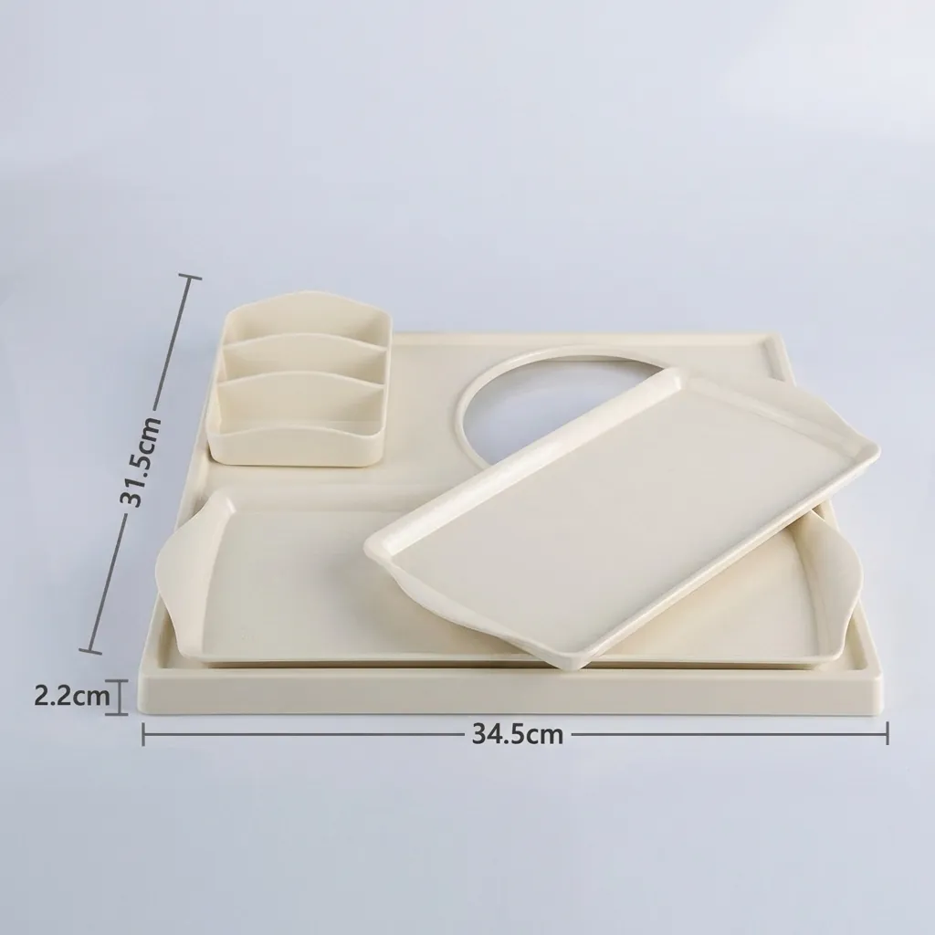 Melamine Tray Set with Strix Stainless Steel 1.2L Kettle [1070] — KTS-1070 (image 4)