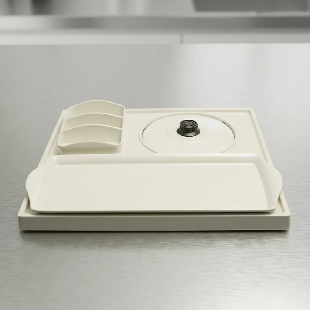 Melamine Tray Set with Strix Stainless Steel 1.2L Kettle [1070] — KTS-1070 (image 6)