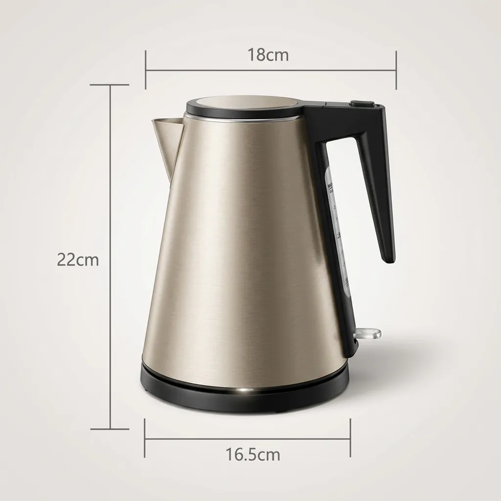 Melamine 3-in-1 Tray Set with Strix Stainless Steel 1.2L Kettle — KTS-1081 (image 4)
