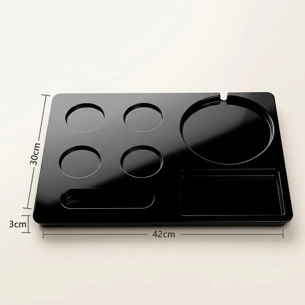 Melamine 3-in-1 Tray Set with Strix Stainless Steel 1.2L Kettle — KTS-1081 (image 6)