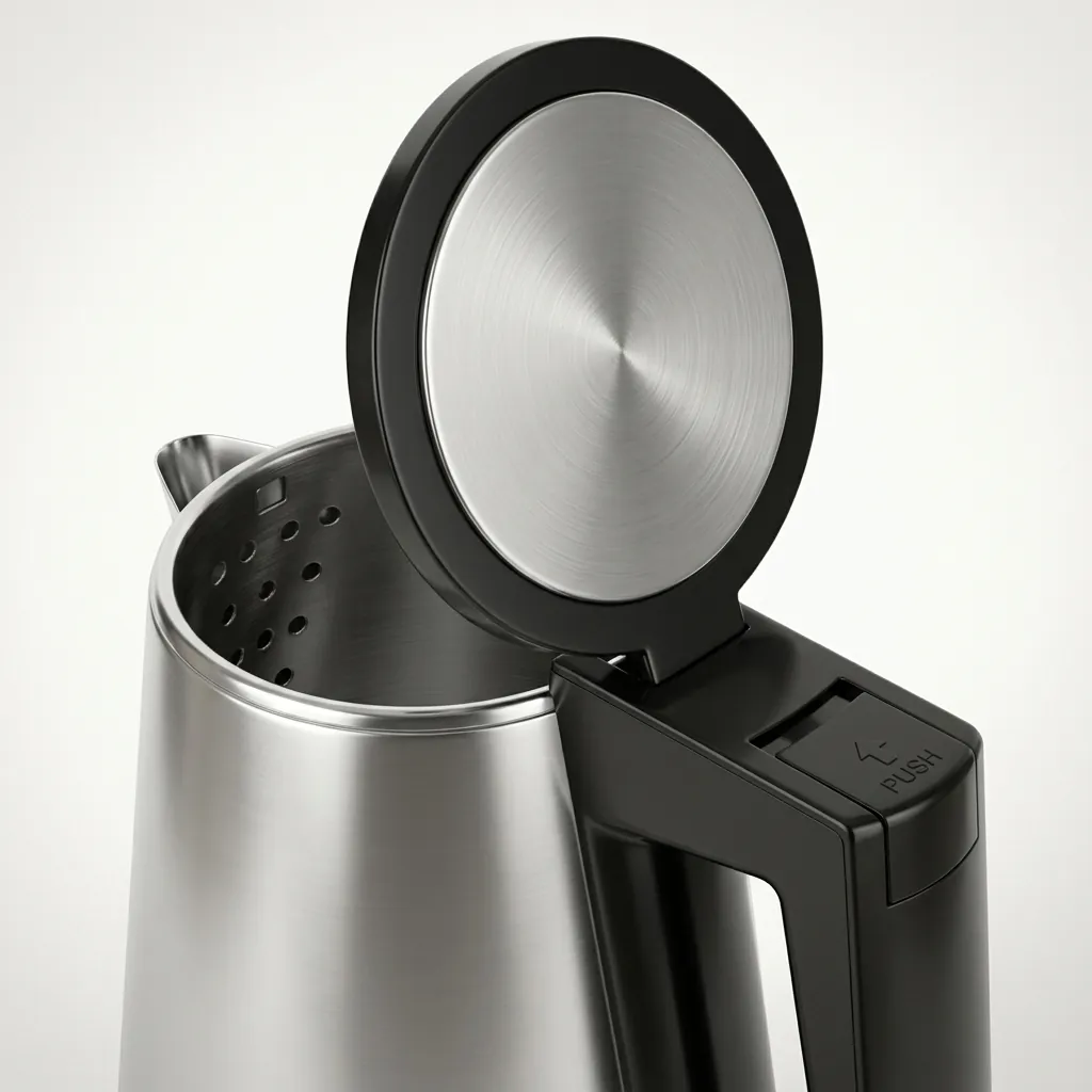 Melamine Tray Set with Stainless Steel Double Body 1.2L Kettle [1082] — KTS-1082 (image 5)