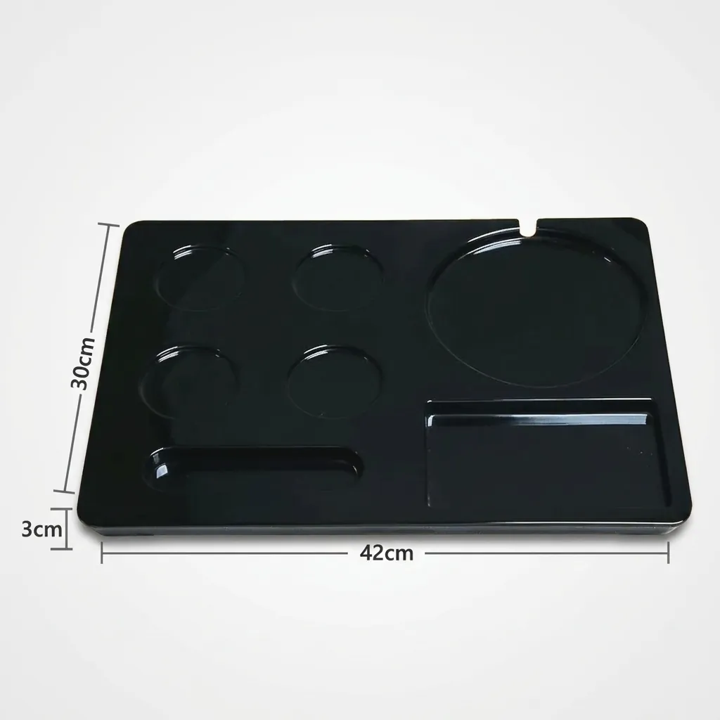 Melamine Tray Set with Stainless Steel Double Body 1.2L Kettle [1082] — KTS-1082 (image 6)