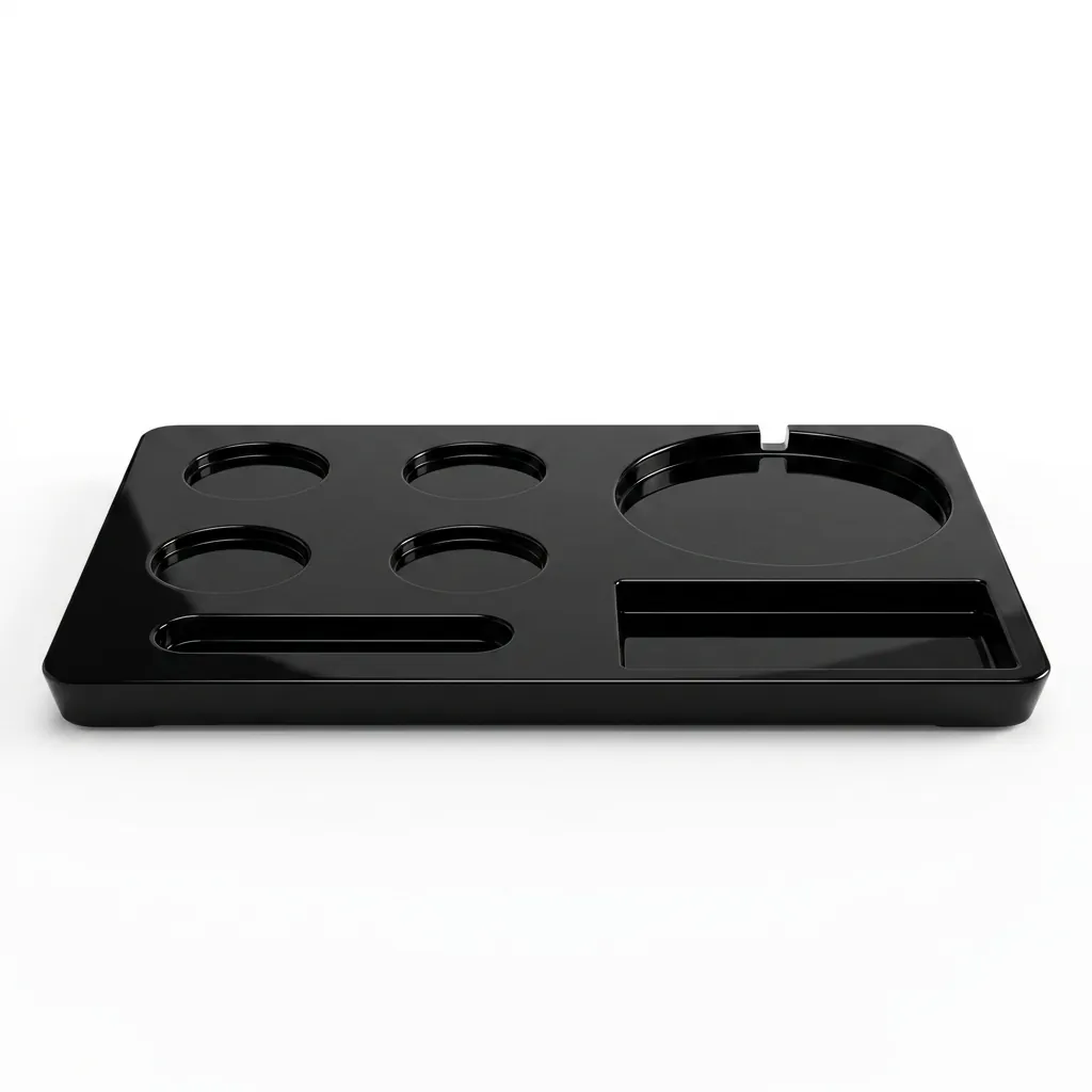 Melamine Tray Set with Stainless Steel Double Body 1.2L Kettle [1082] — KTS-1082 (image 7)