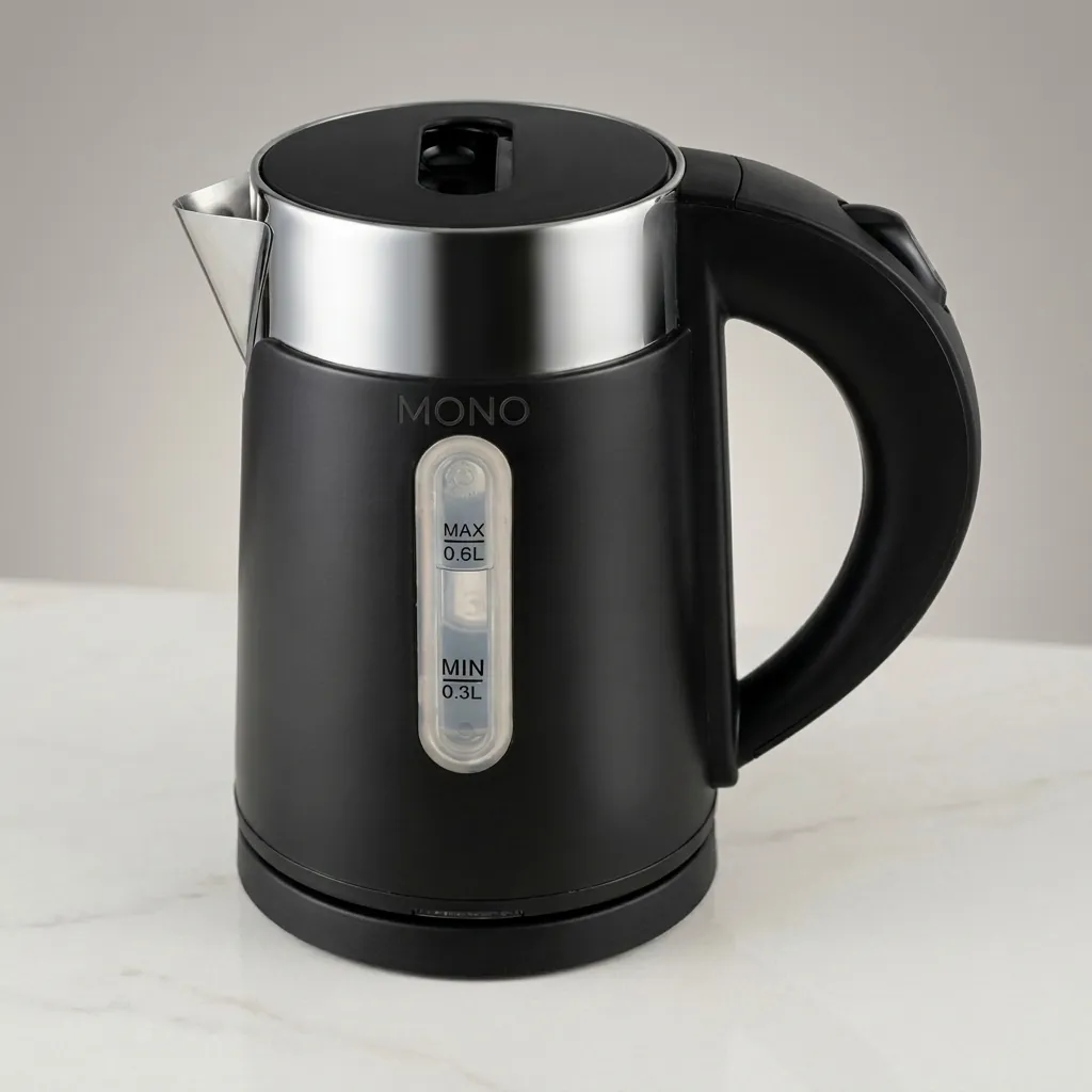ABS Tray Set with Stainless Steel Double Body 0.6L Kettle [1085] — KTS-1085 (image 2)