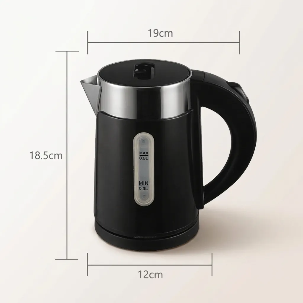 ABS Tray Set with Stainless Steel Double Body 0.6L Kettle [1085] — KTS-1085 (image 4)