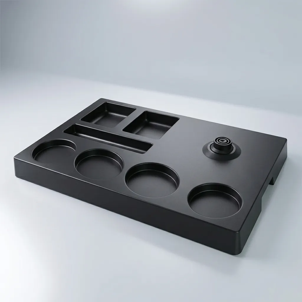ABS Tray Set with Stainless Steel Double Body 0.6L Kettle [1086] — KTS-1086 (image 4)