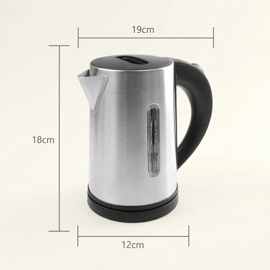 ABS Tray Set with Stainless Steel Double Body 0.6L Kettle [1086] — KTS-1086 (image 6)