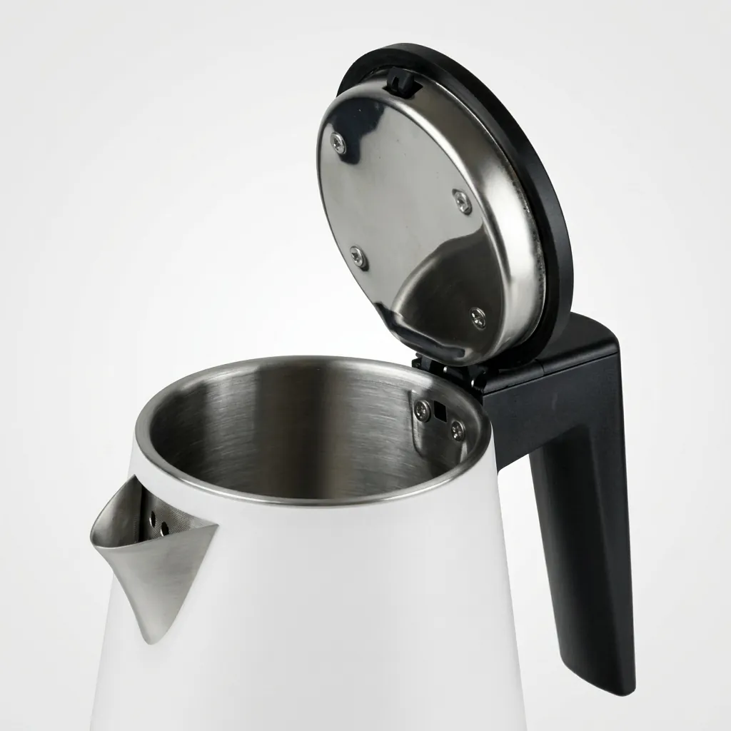 Wood Grain Tray Set with Strix Seamless Stainless Steel 0.8L Kettle [1101] — KTS-1101 (image 6)