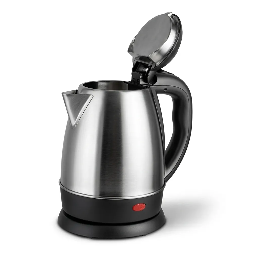 Wood Grain Tray Set with Stainless Steel 1.2L Kettle with Spout Strainer [1111]… (image 7)