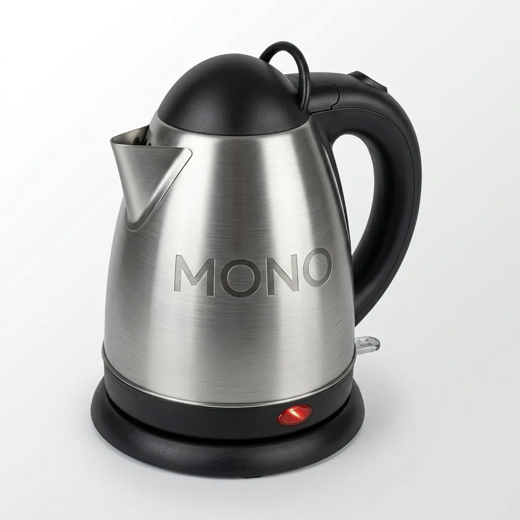 Wood Grain 3-in-1 Tray Set with Strix Stainless Steel 0.8L Kettle — KTS-1112 (image 2)